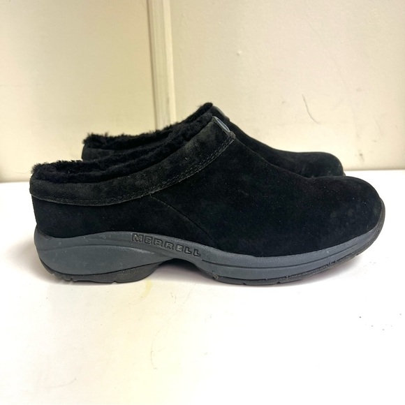 MERRELL ENCORE ICE 4 Shearling WINTER CASUAL SHOE BLACK Womens size 7.5 M - Picture 3 of 9